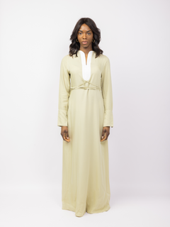 Portofino Kaftan / Abaya in Pistacchio