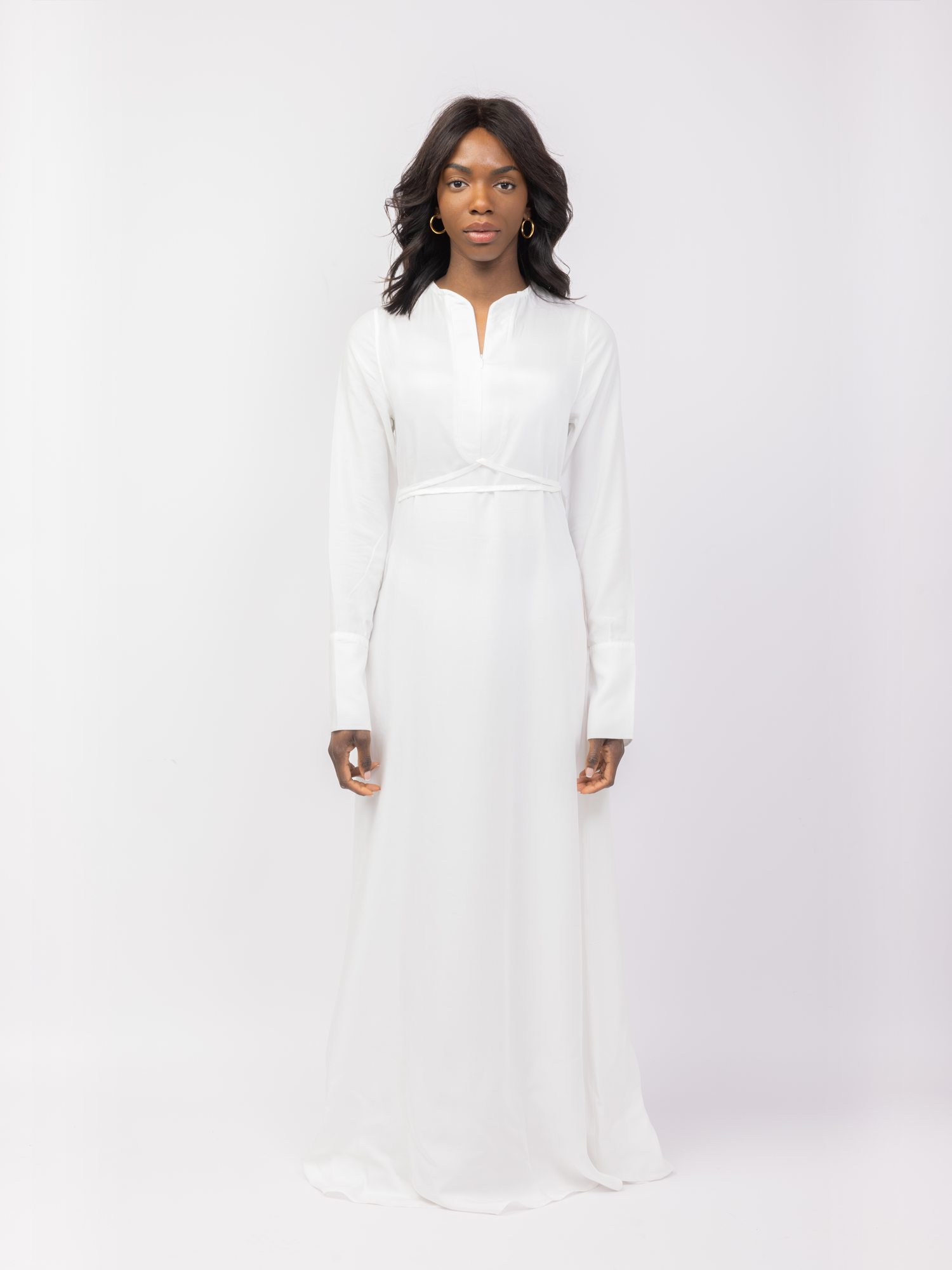 Portofino Kaftan / Abaya in Ecrù – Fi Milano